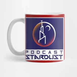 Podcast Stardust Blue with Multi-Pixel Logo Mug